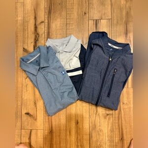 Nike Polo, Adidas Polo and Adidas Golf Full Zip